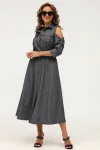 Платье Angelina & Company 986 серый