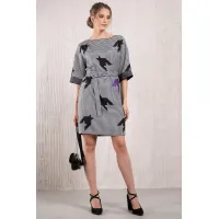 Платье Avanti 118 чёрно-белый