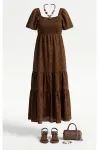 Платье Vittoria Queen 27983 шоколадный