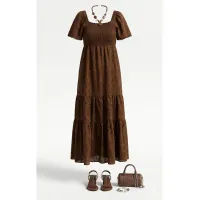 Платье Vittoria Queen 27983 шоколадный