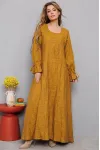 Платье Амулет 9907 горчица 164