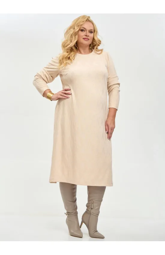 Платье Your Size 2262/170 Бежевый