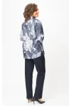 Блузка Белэльстиль 877-326 синий принт Блузка Белэльстиль 877-326 синий принт