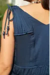 Платье Vittoria Queen 20633-1 темно-синий (индиго)