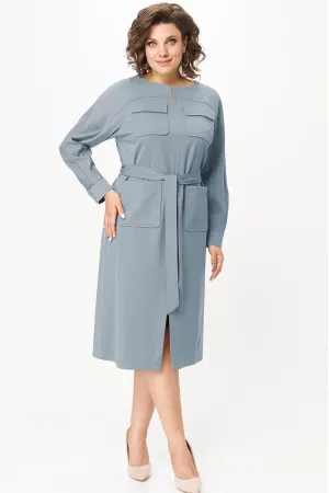 Платье Lady Style Classic 3017/1 Голубые тона