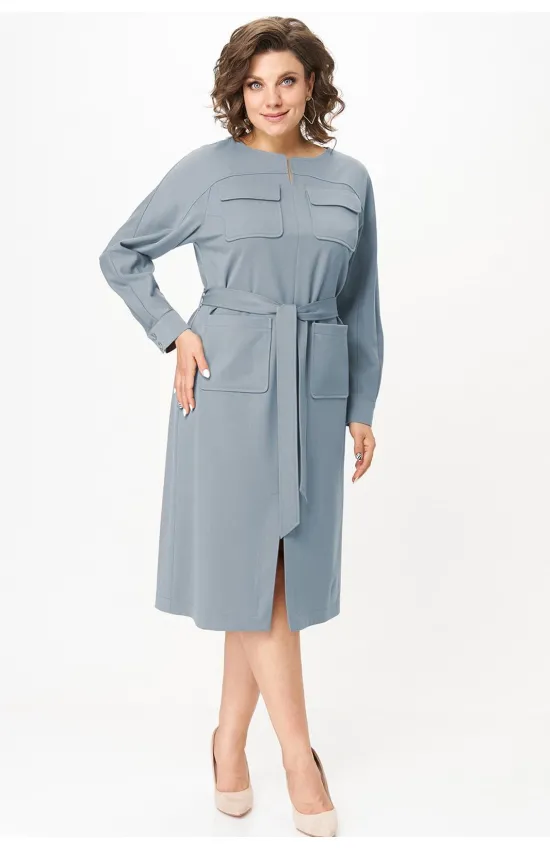 Платье Lady Style Classic 3017/1 Голубые тона