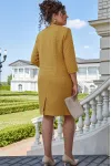 Платье Vittoria Queen 22853 дизайн клетка желтый Платье Vittoria Queen 22853 дизайн клетка желтый