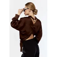 Блузка Talia Fashion 436 коричневый