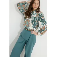 Брюки Люше 4304 бирюза