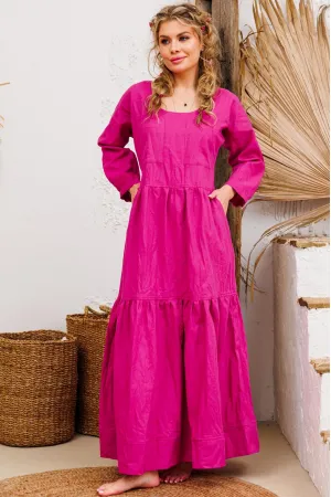 Платье Амулет 9922 фуксия 164