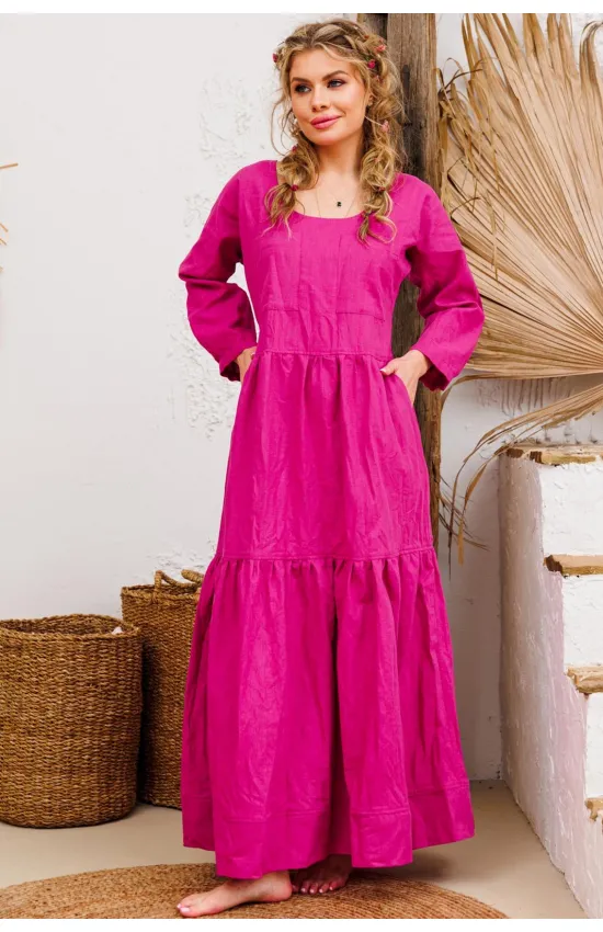 Платье Амулет 9922 фуксия 164 Платье Амулет 9922 фуксия 164