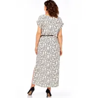 Платье Svt-Fashion 621 кремовые цветы