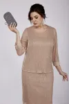 Платье Algranda 4069 бежевый
