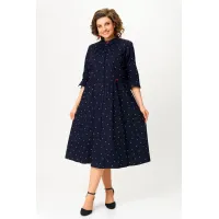 Платье Белэльстиль 811-233 темно-синий