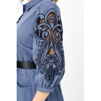 Платье Rishelie 996-2 голубой