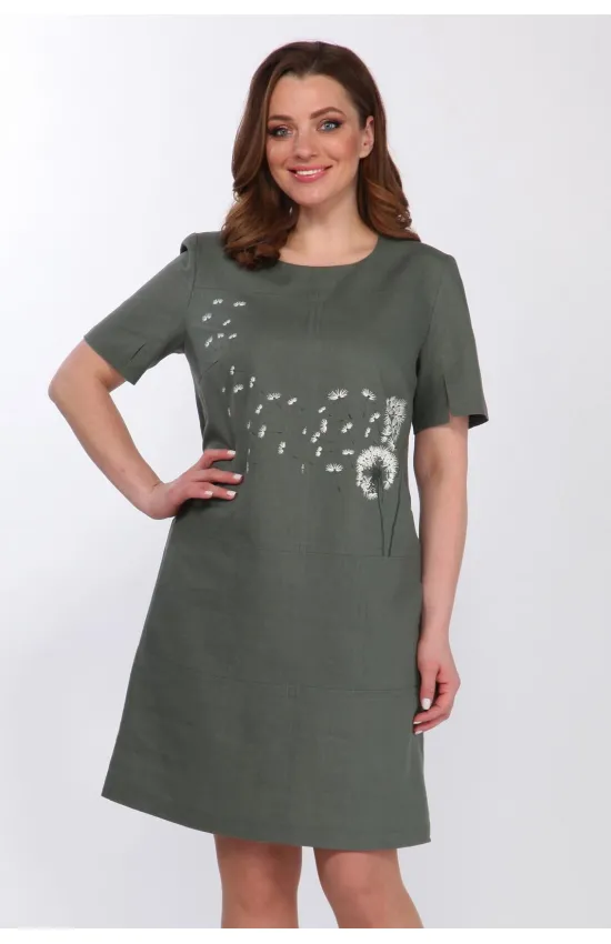 Платье Lakona 11372 хаки
