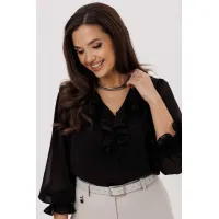 Блузка Mislana 1192 черный Блузка Mislana 1192 черный