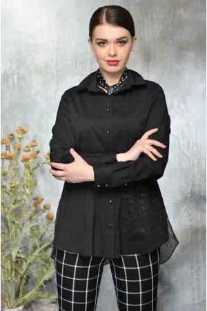 Блузка Anna Majewska А217 черный