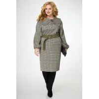 Платье Anelli 1148 гусиная лапка