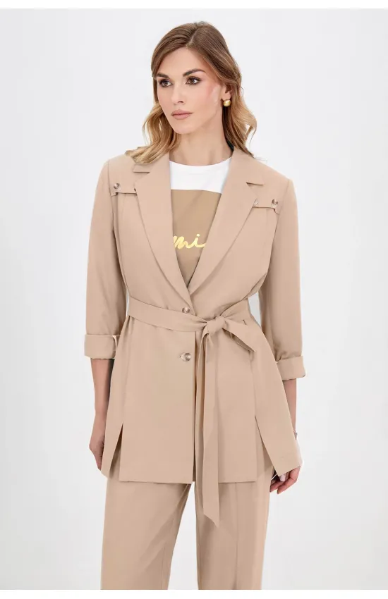 Пиджак Bazalini 5027 бежевый