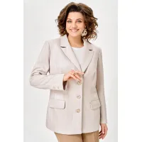 Пиджак Swallow 910 Бежевый «Серая елочка»