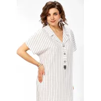 Платье Matini 3.1774 белый+полоска