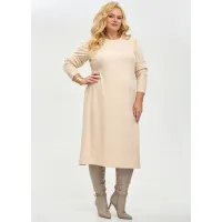 Платье Your Size 2262/164 Бежевый