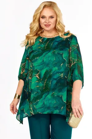 Блузка Элль-Стиль 2263/14 а изумруд