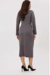 Платье Mislana 1231 серый Платье Mislana 1231 серый