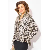 Блузка Лилиана 1489 леопард