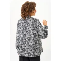 Блузка Michel Chic 796 черно-белый/розы