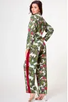 Пижама Anelli 1251 зеленый (листья)