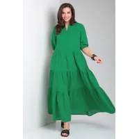 Платье Andina City 8029-3 зелёный