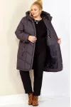 Пальто Shetti 2204 баклажан