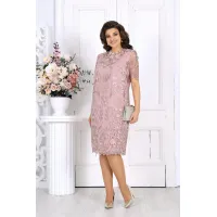 Платье Ninele 7474 Пыльная роза