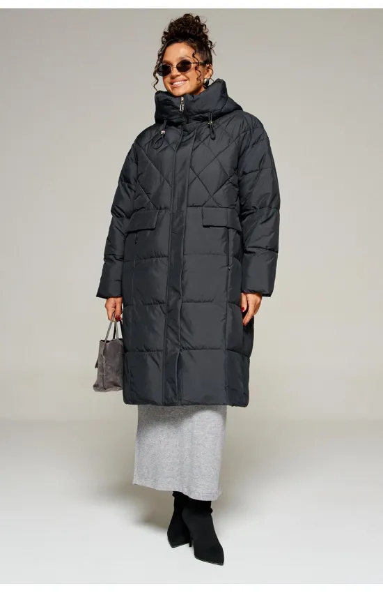 Пальто Beautiful & Free 8016 черный