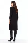 Платье Vilena Fashion 1021 черный+леопард