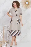 Платье Mira Fashion 5091 бежевый