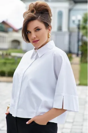 Блузка Vittoria Queen 26743 белый