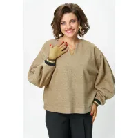 Блузка Белэльстиль 876-325 бежевый Блузка Белэльстиль 876-325 бежевый