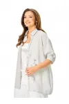 Блузка Condra Deluxe 10136 серый Блузка Condra Deluxe 10136 серый