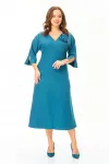 Платье T&n 7711 бирюза темная