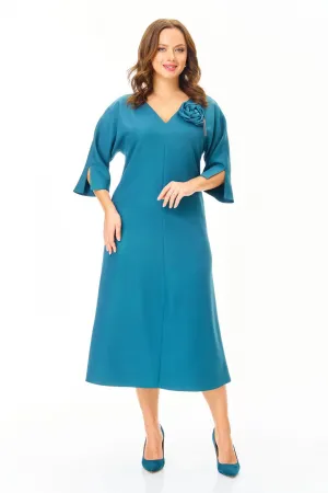 Платье T&n 7711 бирюза темная