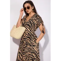 Платье Inpoint. 162 черный с желтым