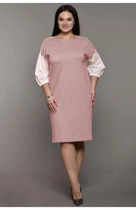 Платье Lady Style Classic 1571-1 розовый персик