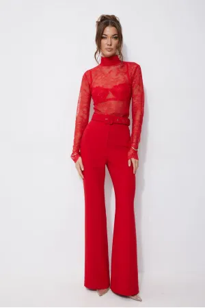 Брюки Люше 4254 красный