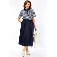 Платье Matini 3.1808 белый+синий