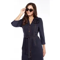 Платье Карина Делюкс М-1282 деним