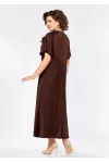 Платье Mira Fashion 5613-2 коричневый