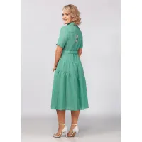 Платье Mira Fashion 5549-3 зеленый